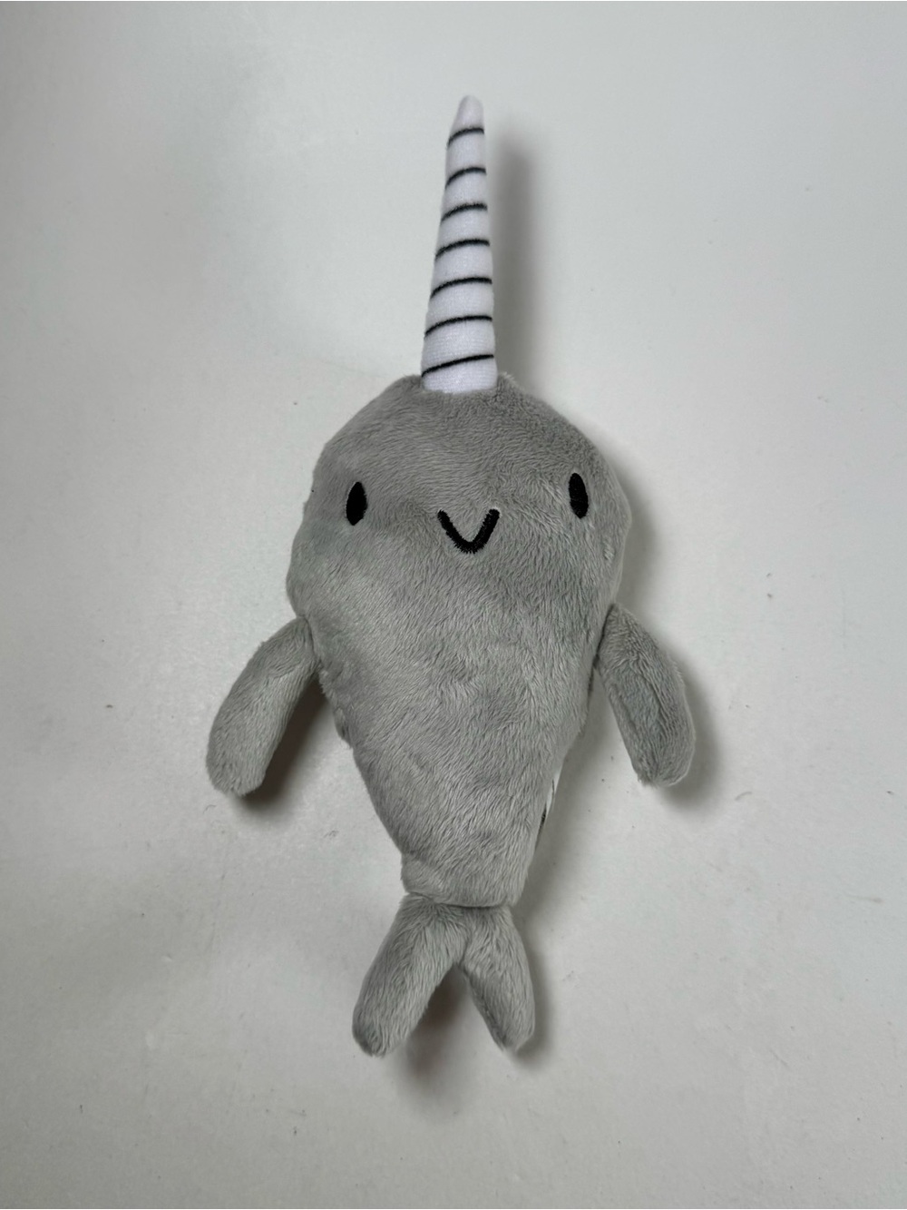 Narwhal And Jelly Book Series Plush Finger Puppet 2017 9" Grey Stuffed Toy